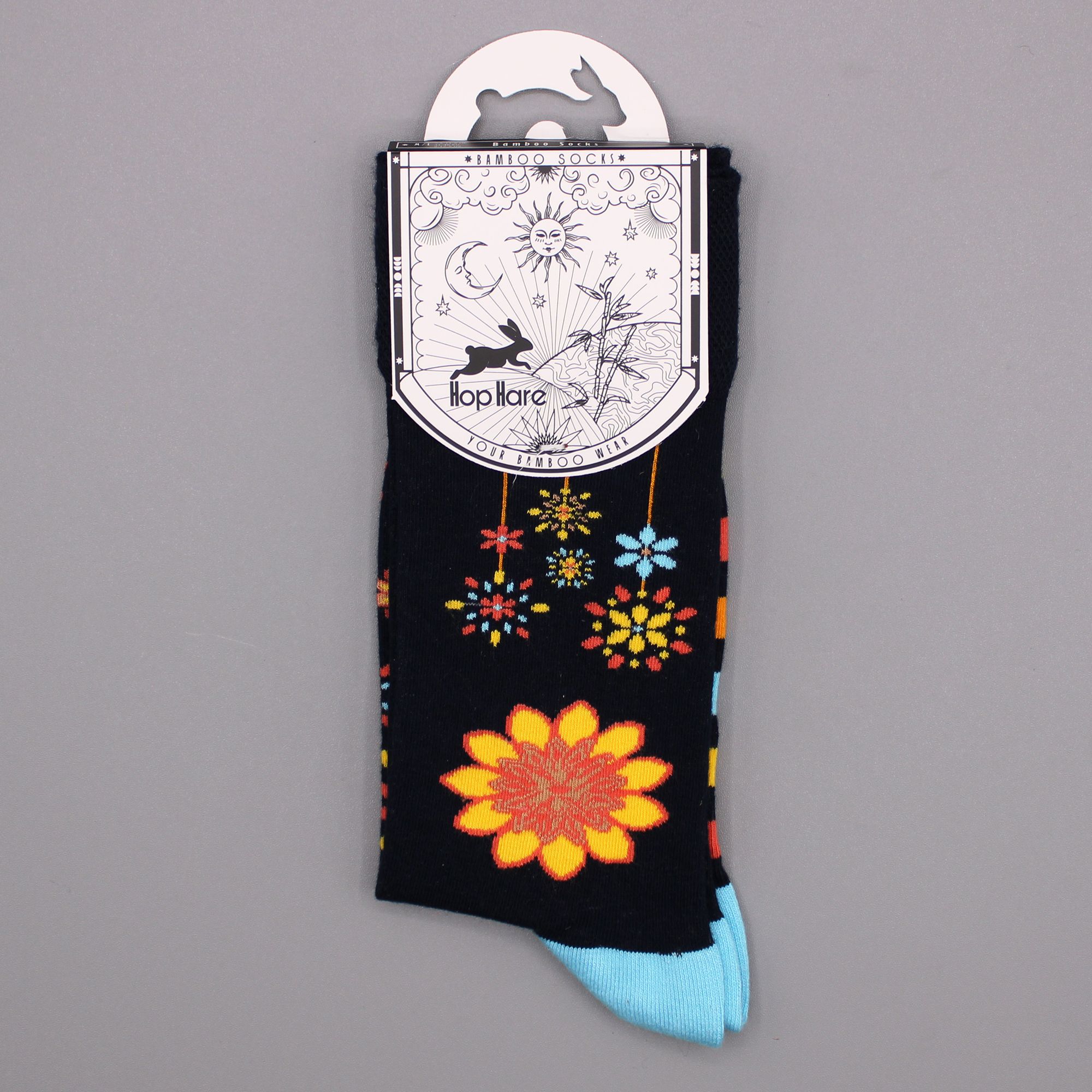 Calcetines Hop Hare Bamboo (S/M) - Flores de Mandala - Imagen 2