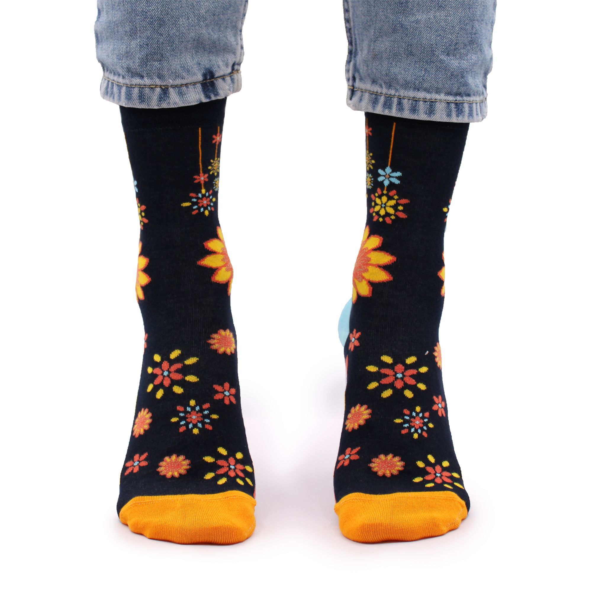 Calcetines Hop Hare Bamboo (S/M) - Flores de Mandala - Imagen 5